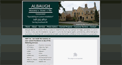 Desktop Screenshot of albaughmasonry.com
